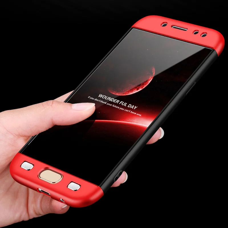 YIESOM 360 полная защита тонкий защитный чехол для Samsung Galaxy J3 J330 2017 J5 J530 J7 J730 ЕС-версии |