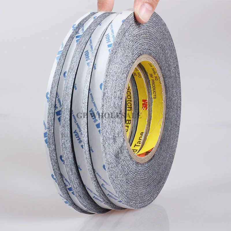 

Original 3M Double Sided Adhesive Black Tissue Tape for cellphone Frame LCD Repair, Widely Use, 50M/roll