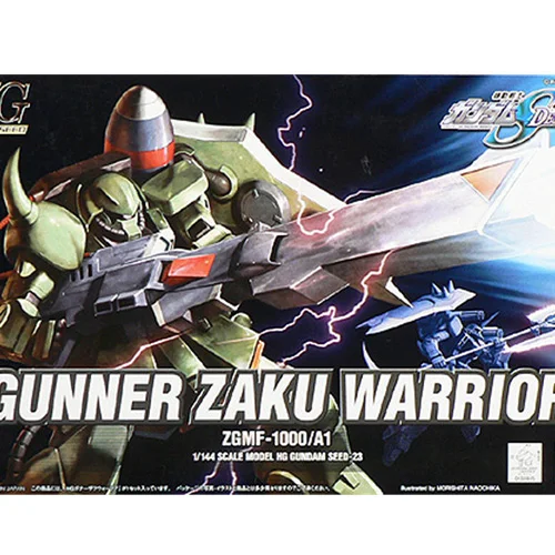 Bandai Gundam 1/144 HG наводчик Заку воин мобильный костюм сборки модель Наборы фигурки