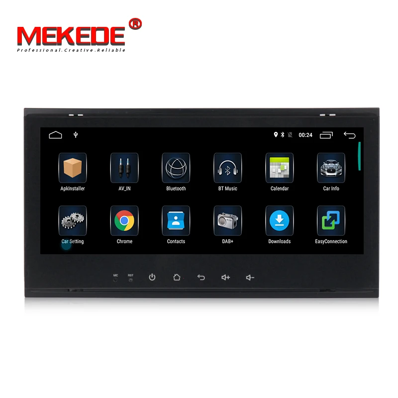 MEKEDE 8," android 7,1 поддержка 4G wifi BT Автомобильный gps dvd-плеер для Volkswagen Touareg Transporter T5 Multivan 2002-2010