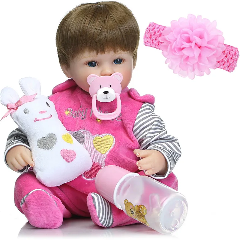 Кукла реборн силиконовая 18 дюймов 42 см|toy story buzz lightyear doll|doll plush toytoy cotton |