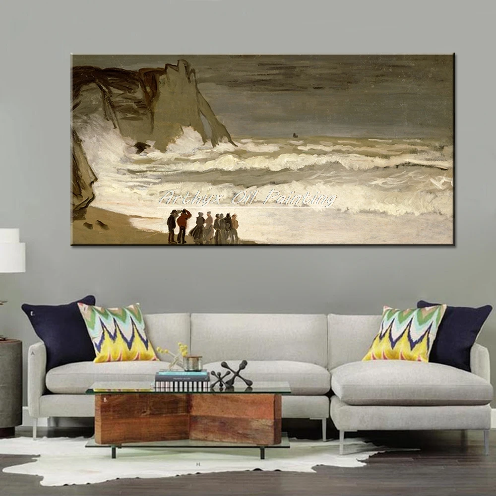 Arthyx роспись вручную Репродукция фотообои на холсте абстрактные настенные