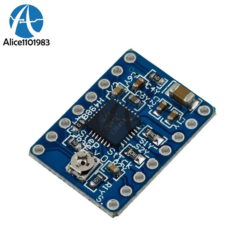 Драйвер шагового двигателя StepStick Microstepping Reprap Prus A4988 A4983 модуль для 3D-принтера
