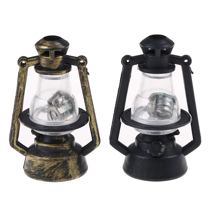 Масштаб 1:12 Ретро масляная лампа кукольный домик Миниатюрная игрушка кукольная