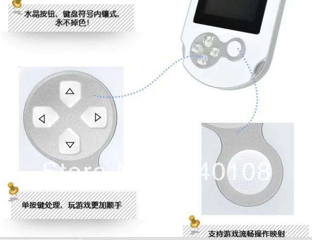 PMP Характеристическая вязкость полимера 32Bit MP3 MP4 FM MP5 игровая консоль с 2000 + игры