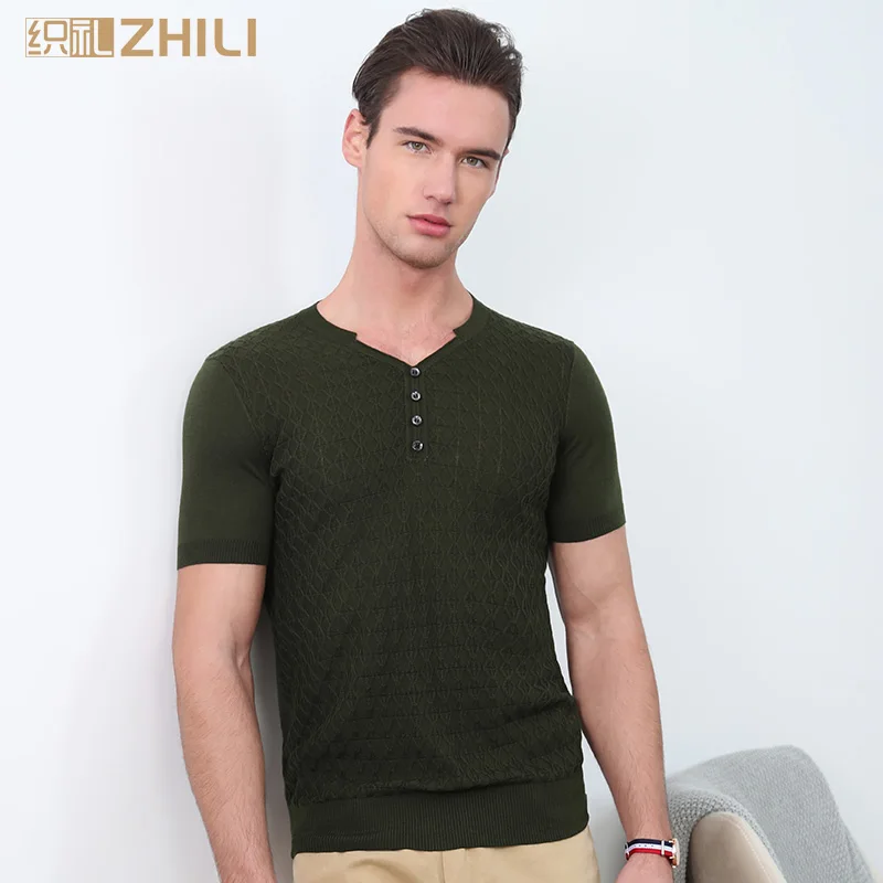 

ZHILI New Summer Men's Polo's Tee