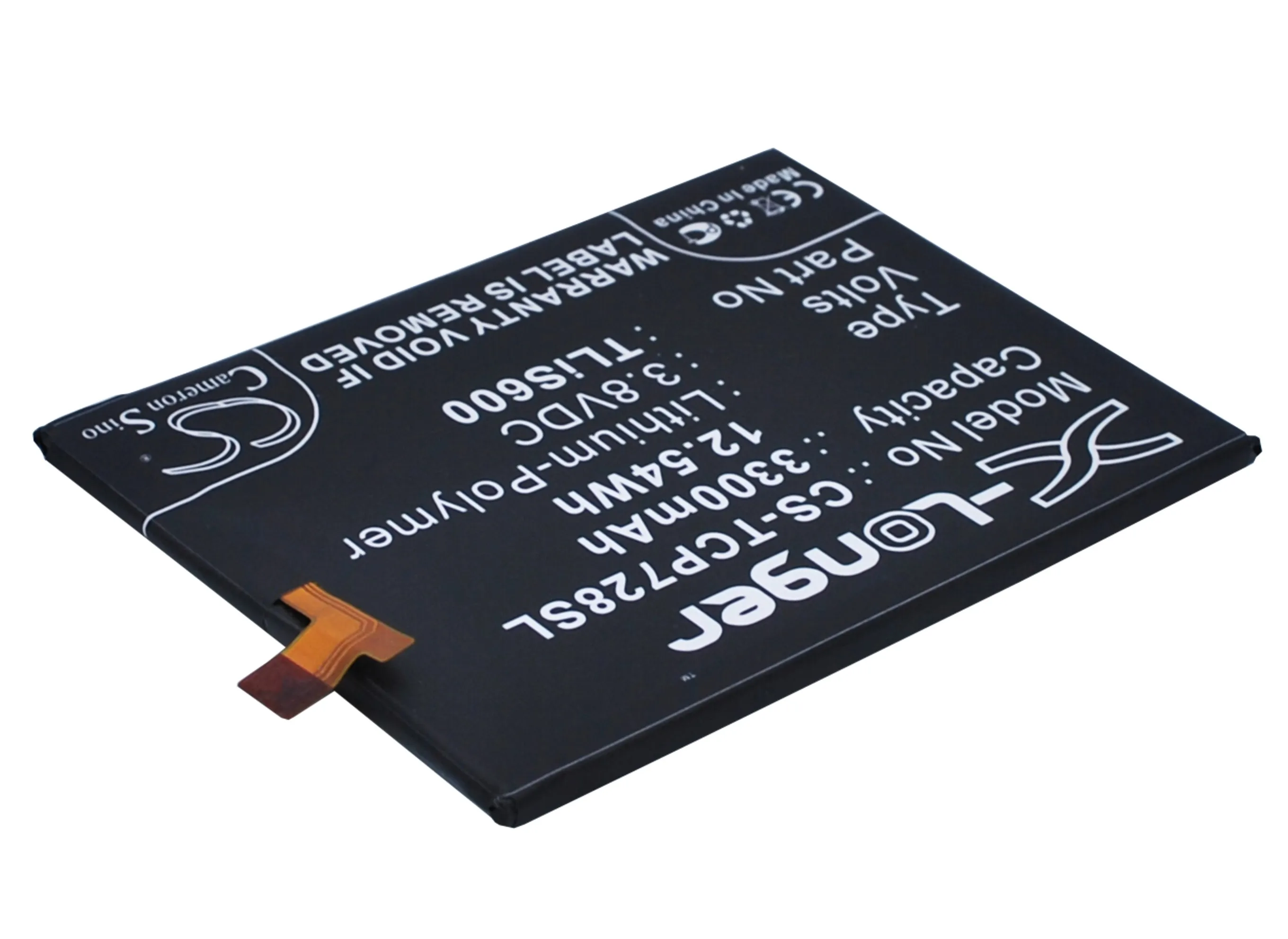 Cameron Sino 3300 мАч аккумулятор TLiS600 для TCL/Alcatel OT 7054 3N I718M M2L M2M M2U P728M|battery tlis600|3300mah batterycameron
