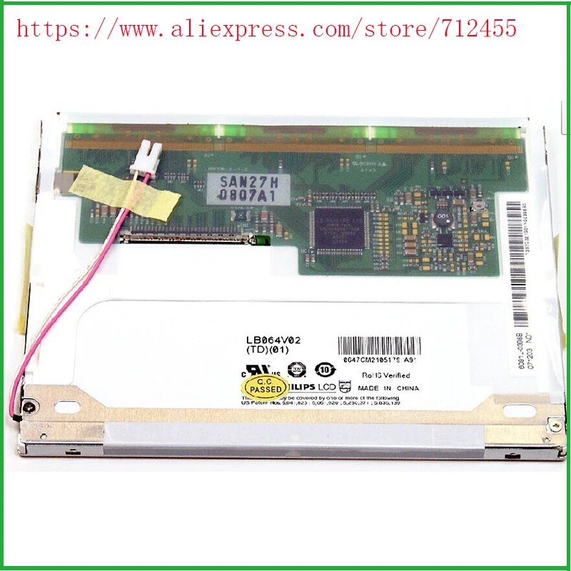 LB064V02(TD)(01) LB064V02-TD01 LB064V02(A1) 3110t-0159a оригинальный 5 5-дюймовый 6 4*640 VGA TFT ЖК-экран |