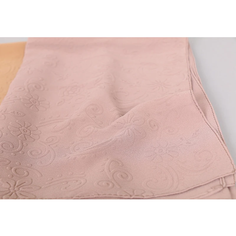 

2018 Autumn winter newest Wrinkle Wrap Headscarf crumpled flowers chiffon long scarf folds