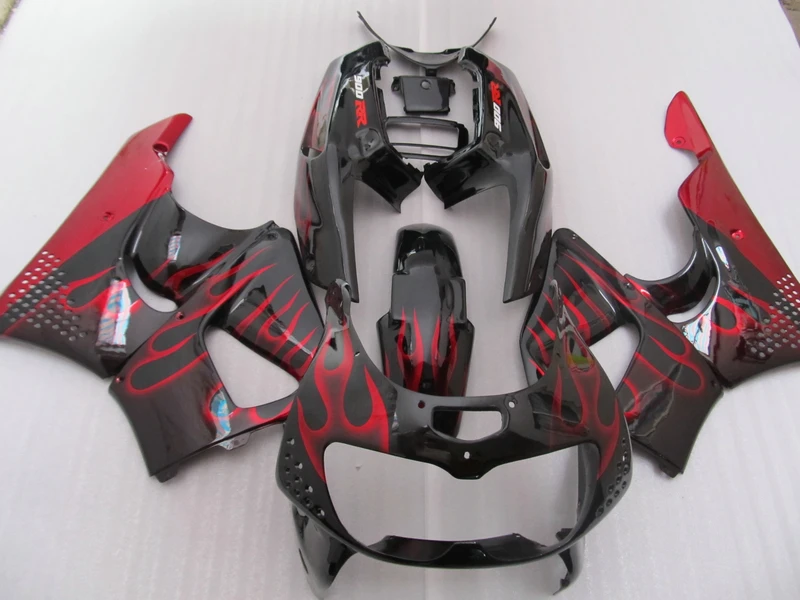 Высококачественный пластиковый комплект faring для Honda CBR900RR 96 97 черных обтекателей