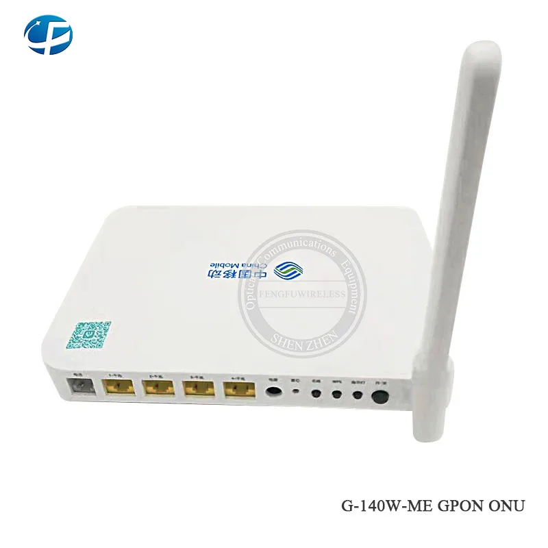 Alcatel Lucent Gpon daul-band wifi 2,4G/5G G-140W-ME ONU ONT, 4GE+ 1VOICE+ 2USB+ wifi маршрутизатор для оптоволоконных линий английская прошивка