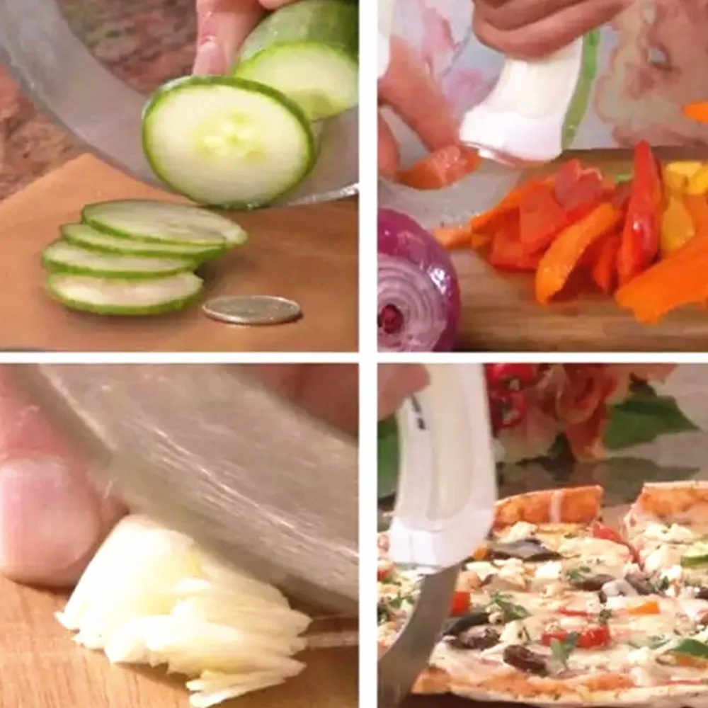 Травы rolling Ножи нержавеющей Мясорубка травяной скаллион Слайсеры круговой Кухня