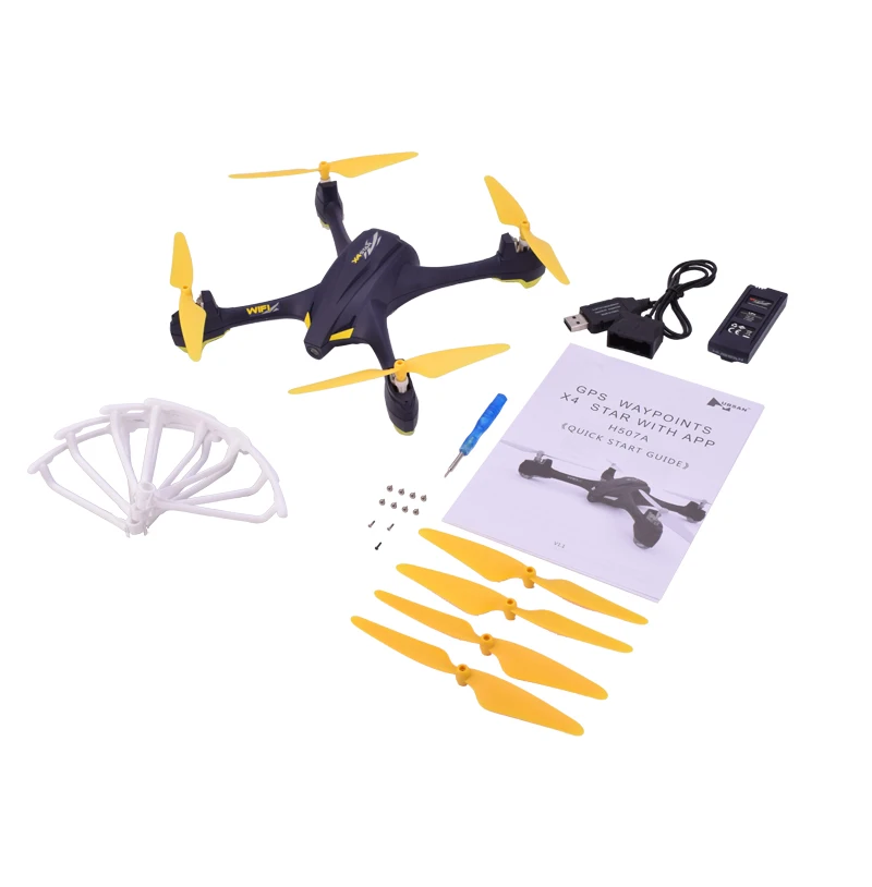 HUBSAN H507A X4 Star Pro GPS Радиоуправляемый Дрон WiFi FPV 720P HD камера следуй за мной/режим