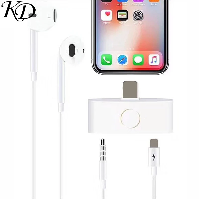 Модный 3 в 1 телефонный аксессуар адаптер для iPhone X 8 plus 7 10 внешняя домашняя кнопка