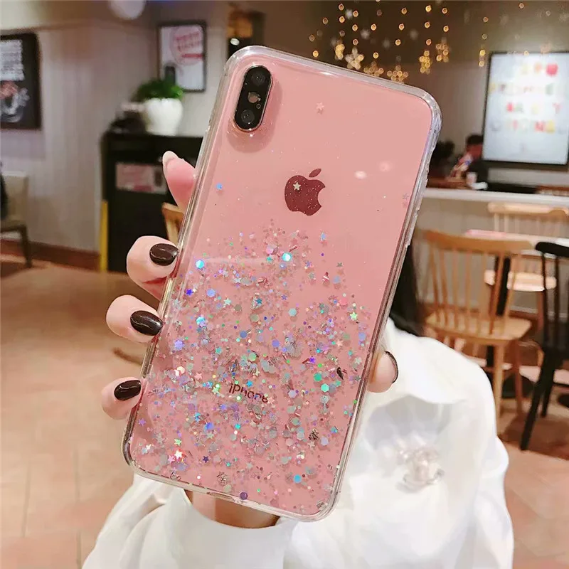 Силиконовый блестящий чехол COOLY для Huawei P30 Pro P20 Lite Mate 20 Honor V10 V20 Nova 3 3i 3E 4 мягкий с