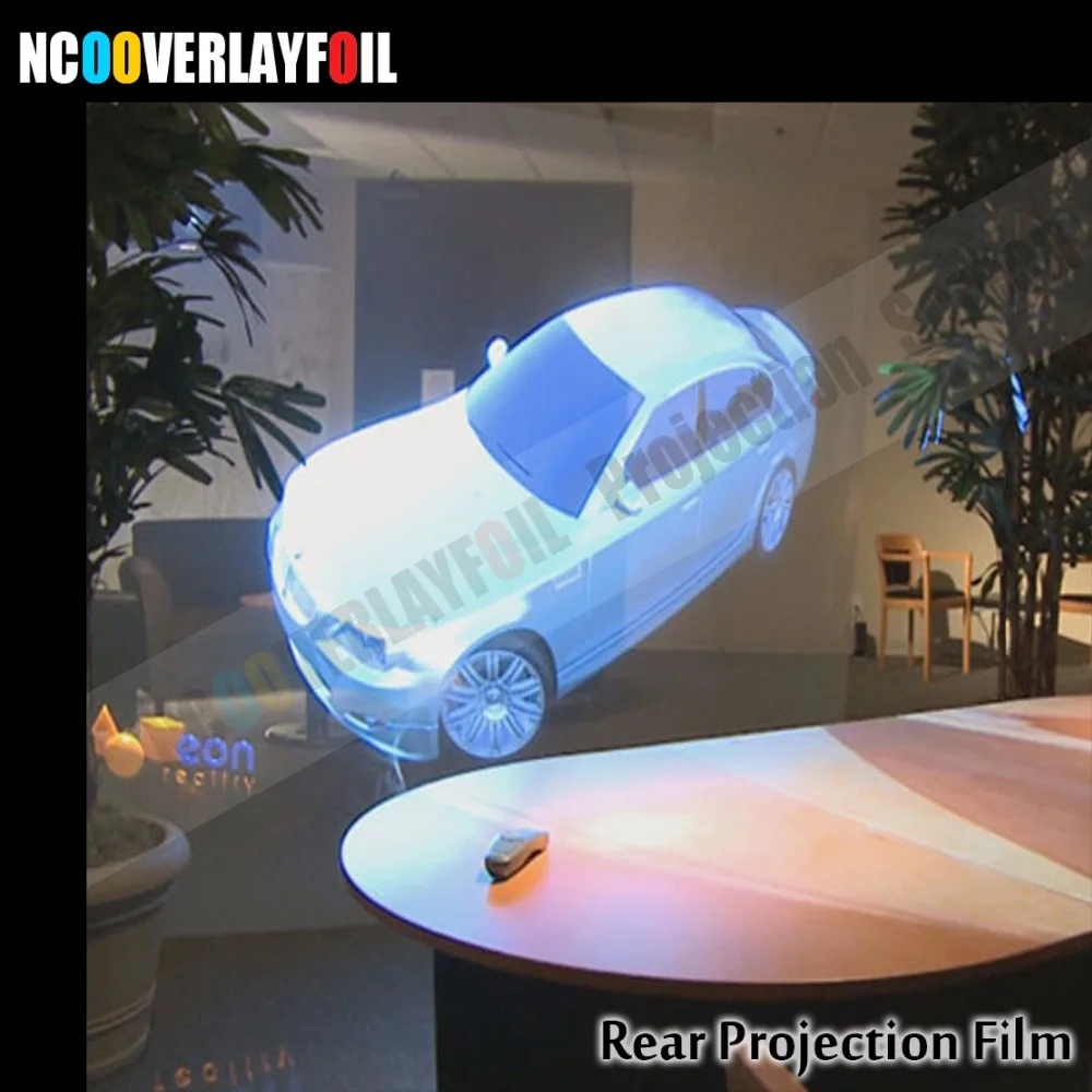 Прозрачный голографический задний проекционный экран пленка высокого качества 1