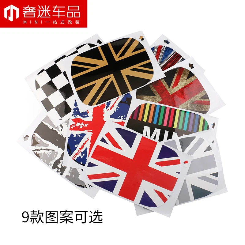 

1pcs union jack Gas Fuel Tank Cap Stickers Cover Decal Decoration For BMW Mini Cooper JCW Countryman F60 Car Styling Accessories