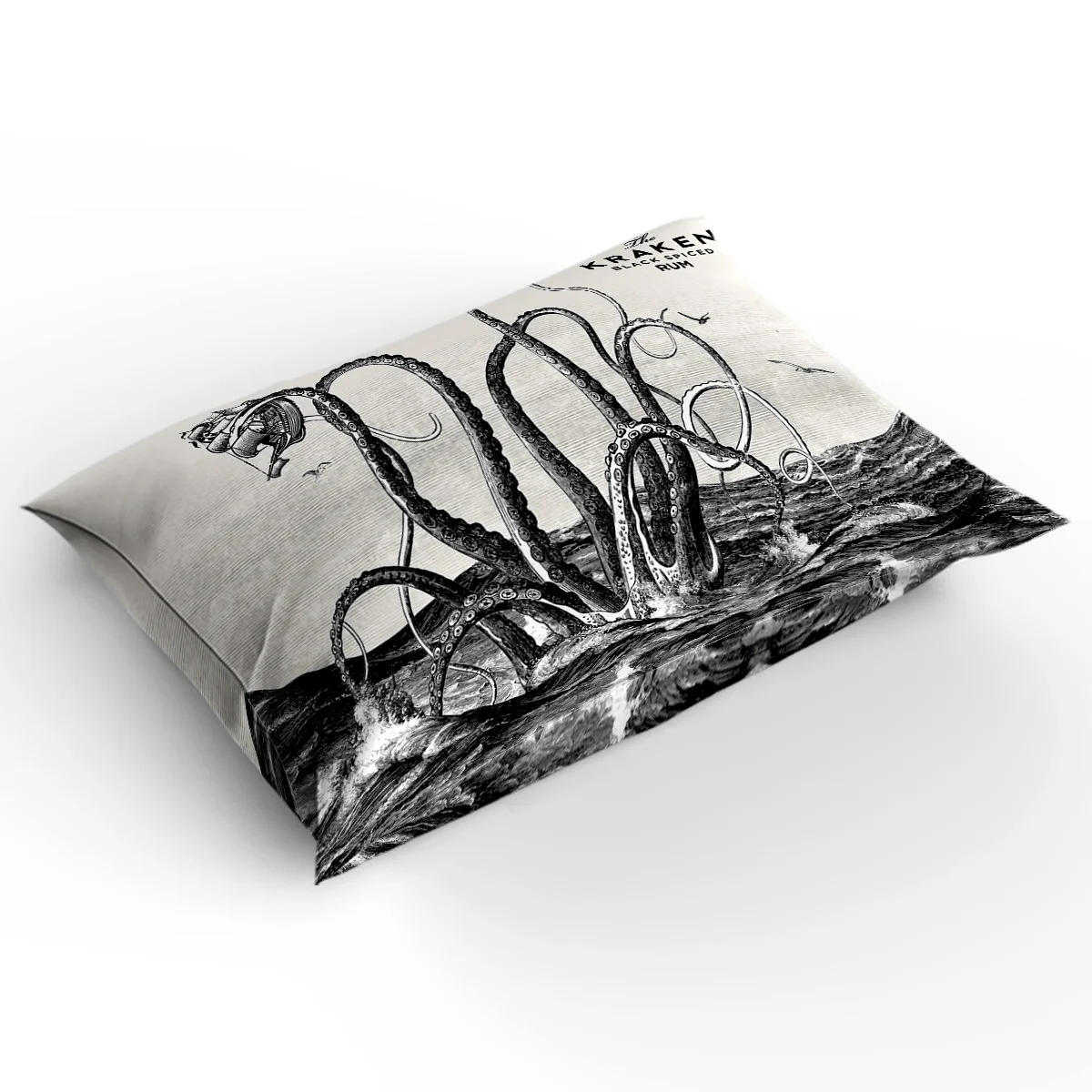 Комплект постельного белья с рисунком осьминога и рома |