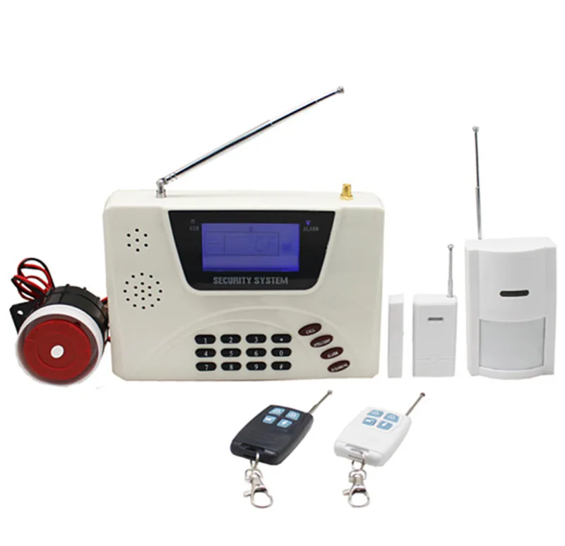 433mhz Wireless Dual Band GSM+PSTN burglar alarm system