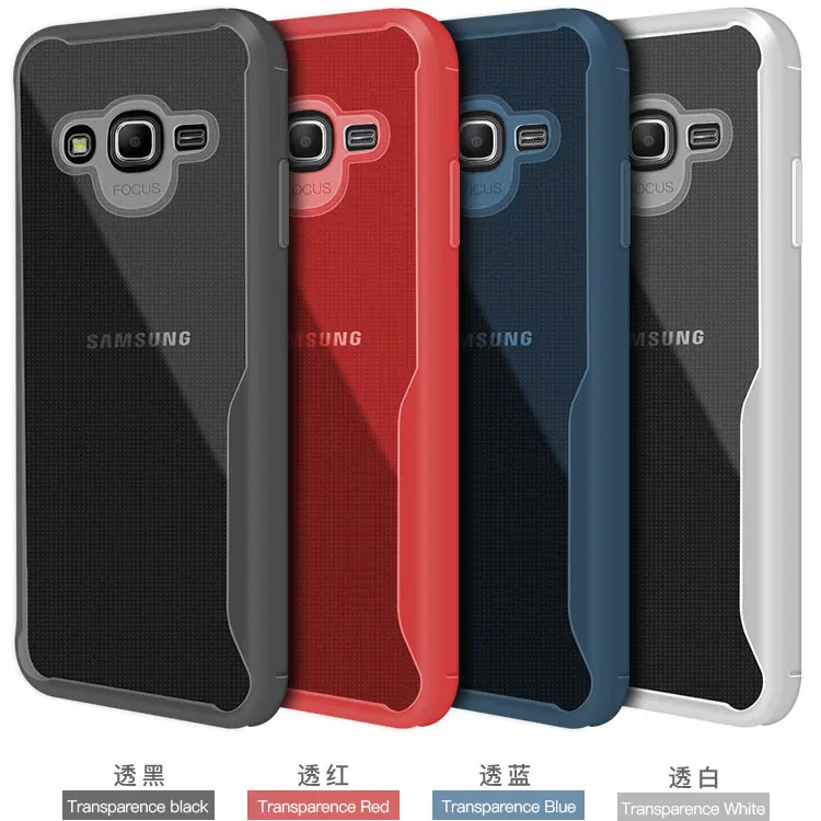 Для Samsung Galaxy J2 Prime прозрачный защитный чехол из закаленного стекла для J5 J7 Мягкие