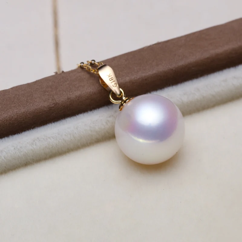Жемчужные ювелирные изделия MINTHA 18K с жемчугом желтого золота ожерелья рога и