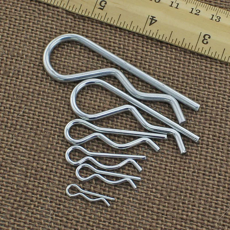 10PCS M2*40/43 B type штифт волновой Шпилька для фиксации болт карт|cotter pin|cotter boltcotter pin bolt |