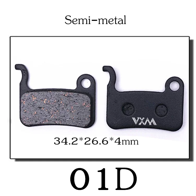 01D 4 pair VXM 4 пары MTB велосипедный велосипед велосипедные дисковые Тормозные колодки полуметаллические тормозные колодки для SHIMANO SRAM AVID HAYES TEKTRO Magura формула - Цвет: 01D 4 pair
