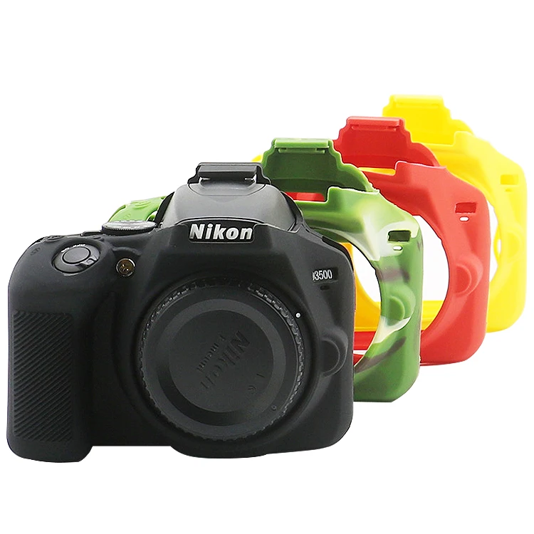 Резиновый силиконовый защитный чехол мягкий для камеры Nikon D3500 DSLR защитная рамка