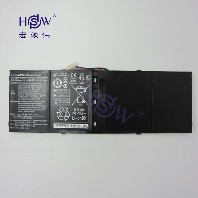 Батарея для ноутбука GZSM Ap13b3k Acer Aspire R7 M5 583p серии Ap13b батарея 4lcp6/60/80 3560mah 15В