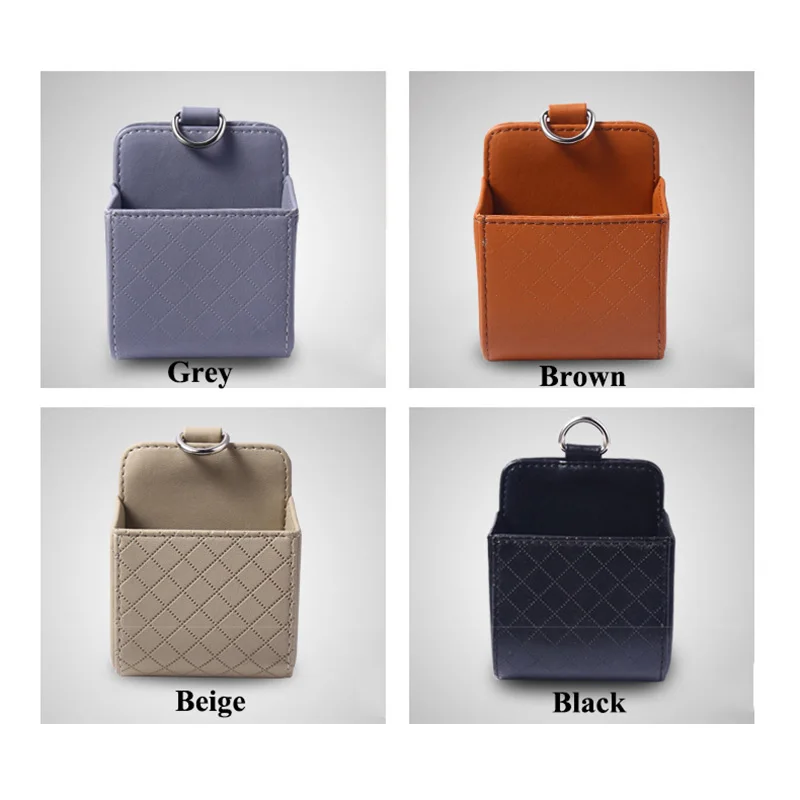 1 шт. SEEYULE коробка для хранения в воздуховод автомобиля из искусственной кожи с