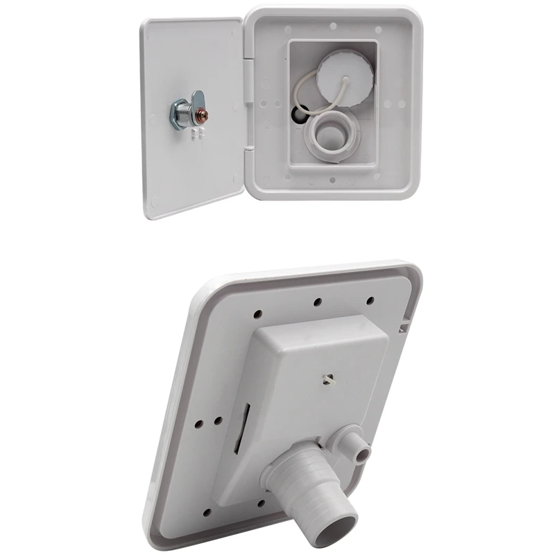 Universal Controllable White Gravity Water Hatch/Water Intake Fill Dish Lock Keys For Rv Trailer Camper Tanks Caravan | Автомобили и