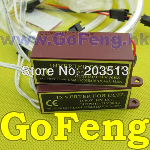 Кольцо с ангельскими глазами CCFL в наличии 4 кольца (2*101 мм и 2*113 мм) для Mazda 3 HK