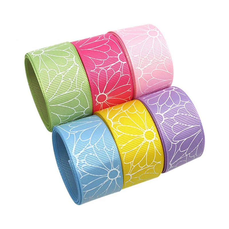 6 ярдов много вариантов Grosgrain/сатин/органза ленты DIY Hairbow рождественские ленты аксессуары Швейные принадлежности T0201 - Цвет: 040054260  25mm