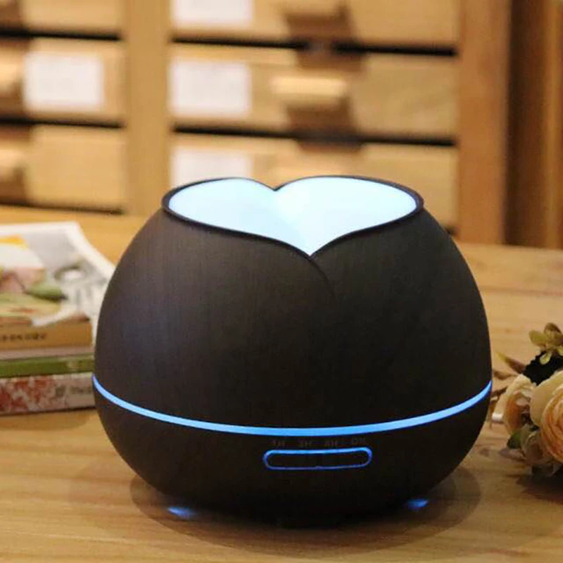 400ml Air Humidifier Essential Oil Diffuser Ultrasonic Cool Mist Maker Fogger with LED Aroma Lamp Electric Aromatherapy | Бытовая