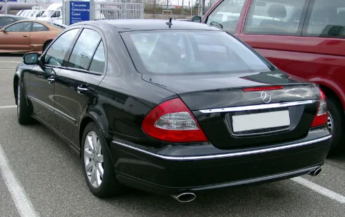Хромированная хромированная накладка на багажник стоп светильник для Mercedes Benz W211