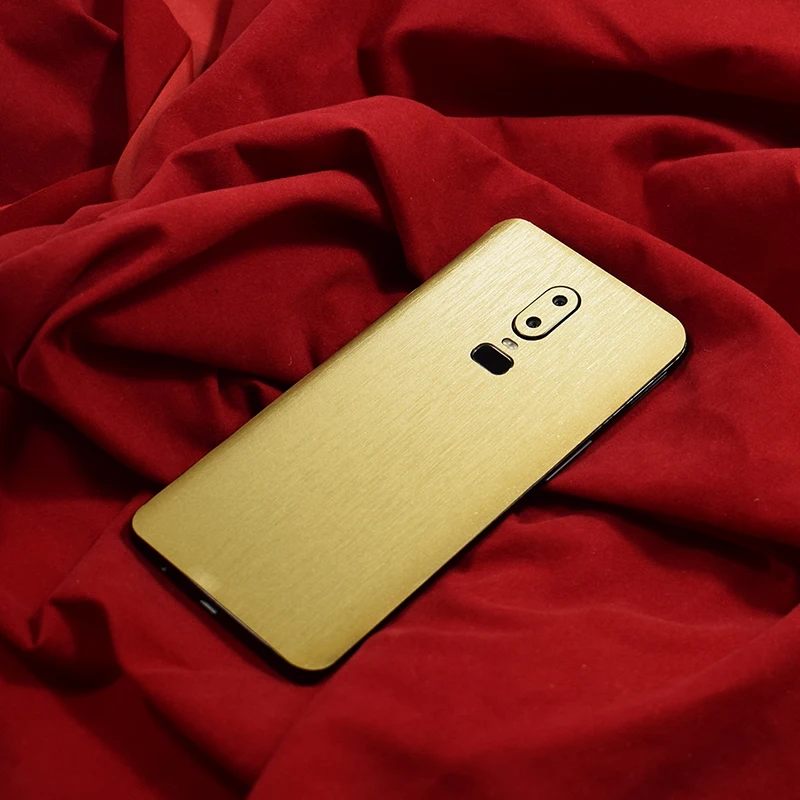 Высокая имитация металлическая матовая наклейка для телефона задняя паста