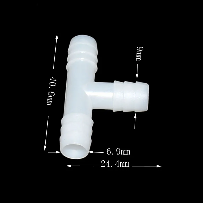50 шт. тройник для полива сада 8 мм|irrigation tee|hose connectorirrigation connector |