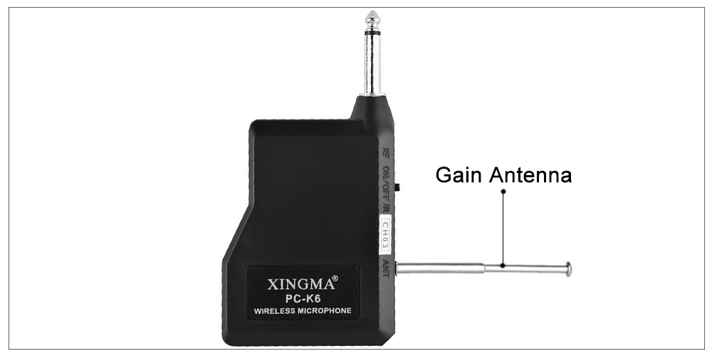 XINGMA PC-K6 беспроводной микрофон для караоке профессиональный ручной студийный Vhf динамический микрофон для компьютера KTV система с батареей