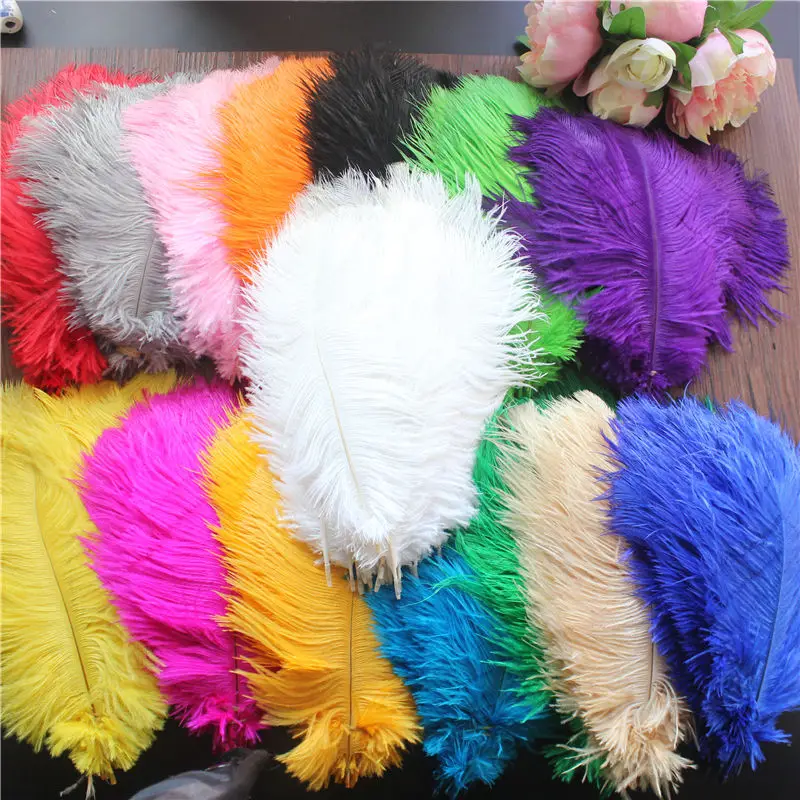 50 шт. украшенные перьями страуса 20 25 см|ostrich feather|natural ostrich feathersfeather feather |