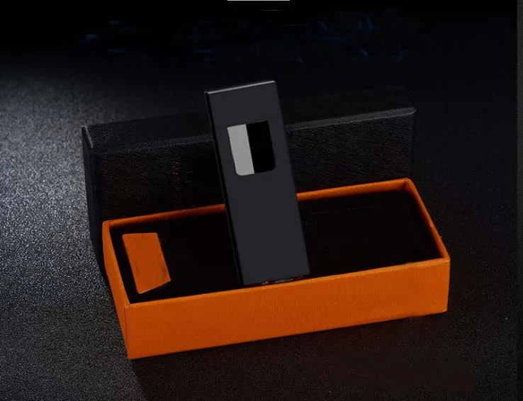 

100pcs USB Fingerprint touch sensing two-sided lighter