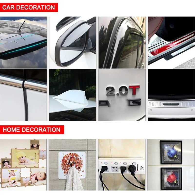 Двухсторонняя Монтажная лента акриловая водонепроницаемая для vw polo bmw e60 golf 4 volvo