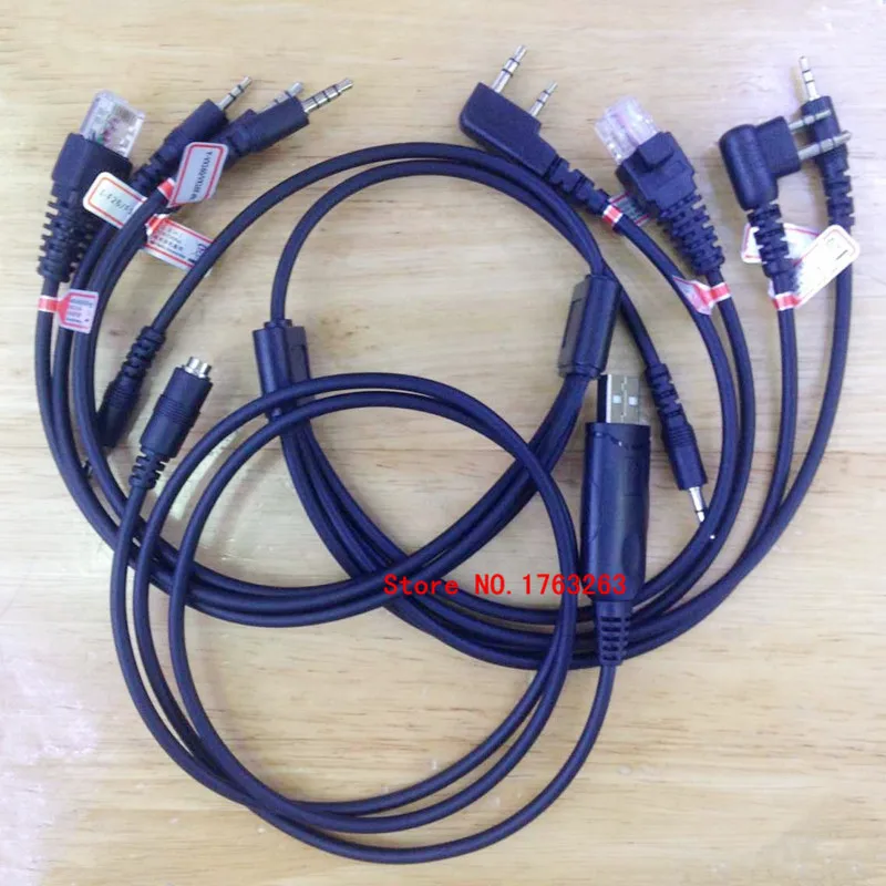 8 в 1 multi function USB Кабель для программирования kenwood baofeng motorola Yaesu ICOM и т. д. рация
