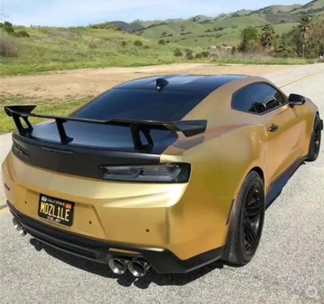 Неокрашенный спойлер 1LE для багажника из углеродного волокна/АБС подходит Chevrolet