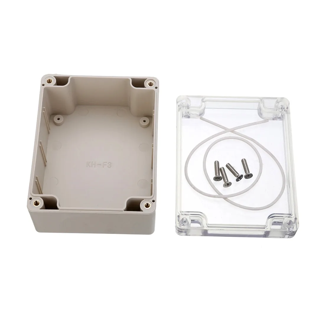 1pc Waterproof Plastic Enclosure Box Clear Cover Electronic Project Instrument Case 115mmx90mmx55mm | Обустройство дома
