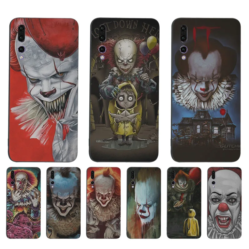 MaiYaCa IT Pennywise клоун ужас черный мягкий силиконовый чехол Чехлы для Huawei NOVA 3E NOVA2 2plus 2A