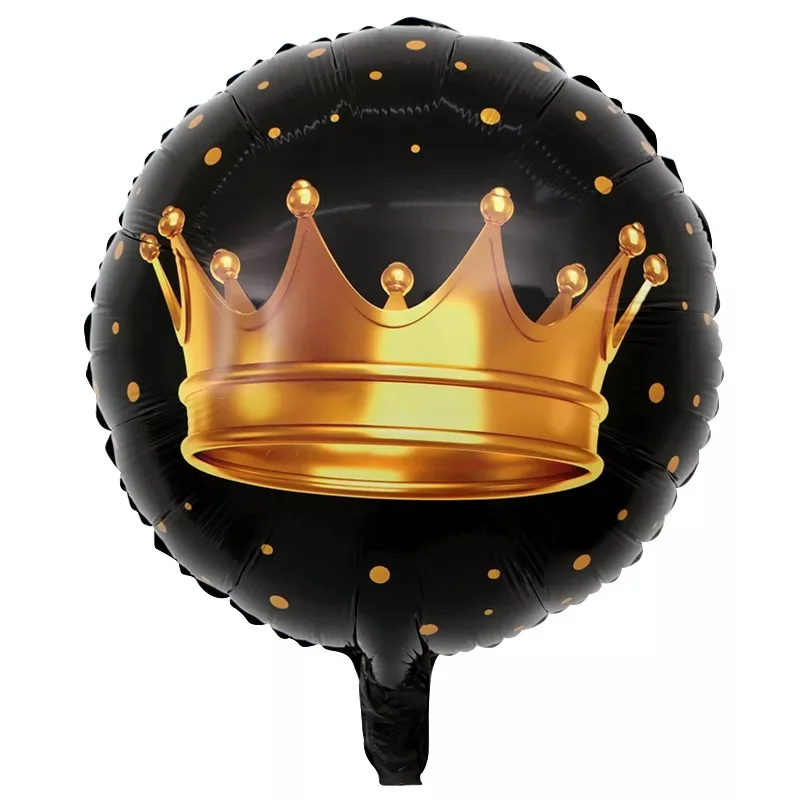 Новинка 18-дюймовые Корона Алюминиевые шарики для свадебной вечерние ко Дню