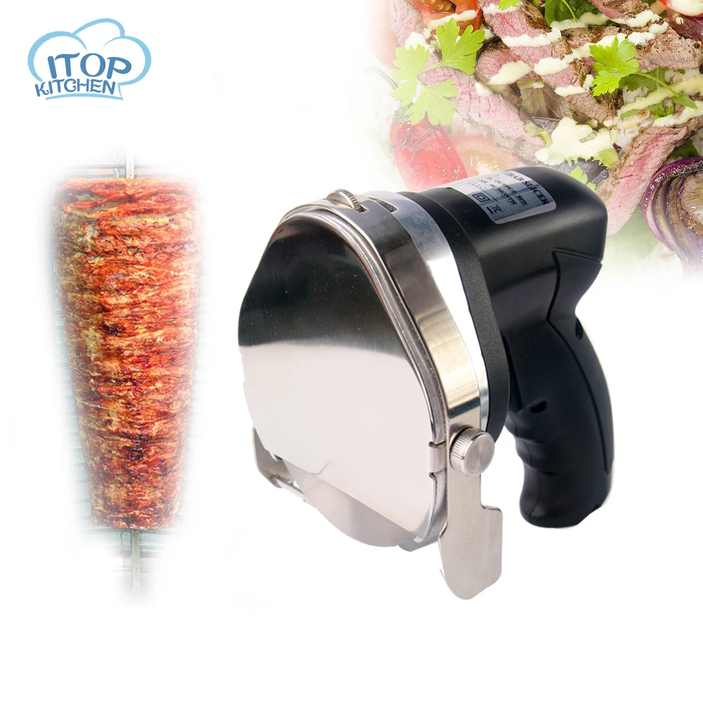 Слайдер ITOP 110 в/220 в/240 в для кебаба Gyros нож резки мяса Shawarma Doner машина 0012 03|slicer