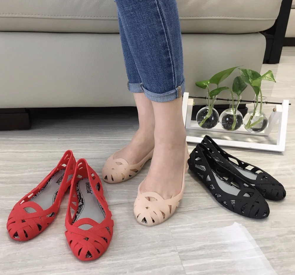 Женские пляжные сандалии Melissa дышащие в римском стиле 3 цвета 22 5 24 см 2020|Сандалии| |