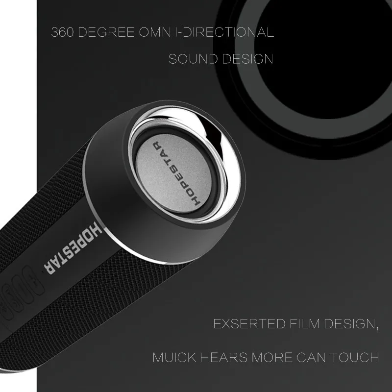 Переносной Bluetooth сабвуфер HOPESTAR P11 водонепроницаемый внешний аккумулятор с низким