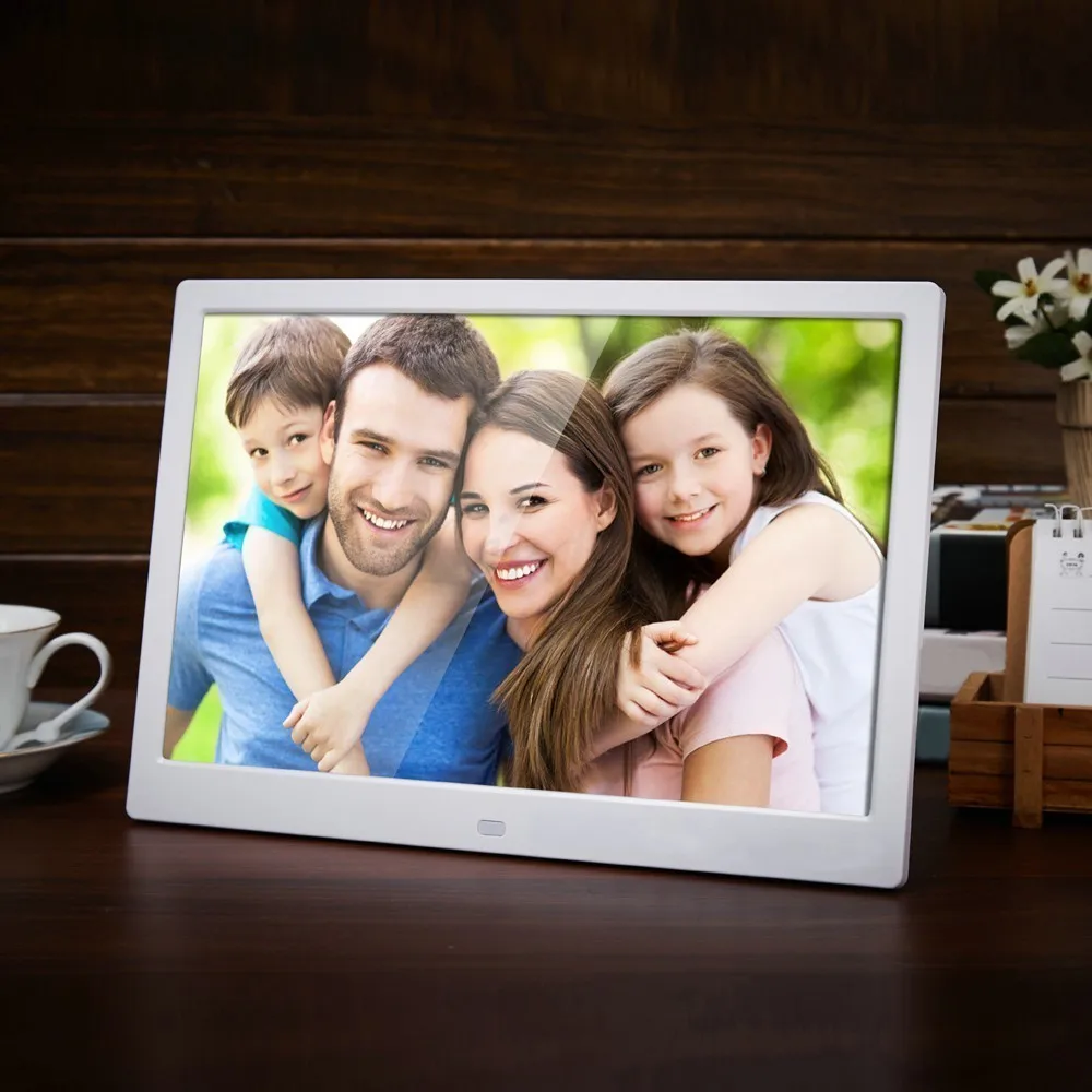 LieDao 15.6 Inch Digital Photo Frame LED Backlight HD 1280*800 Electronic Album Full Function Music Video Good Gift | Электроника